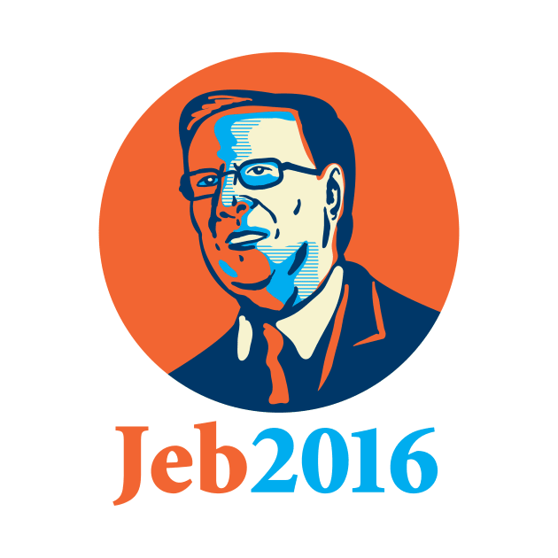 Jeb 2016 President Republican by retrovectors