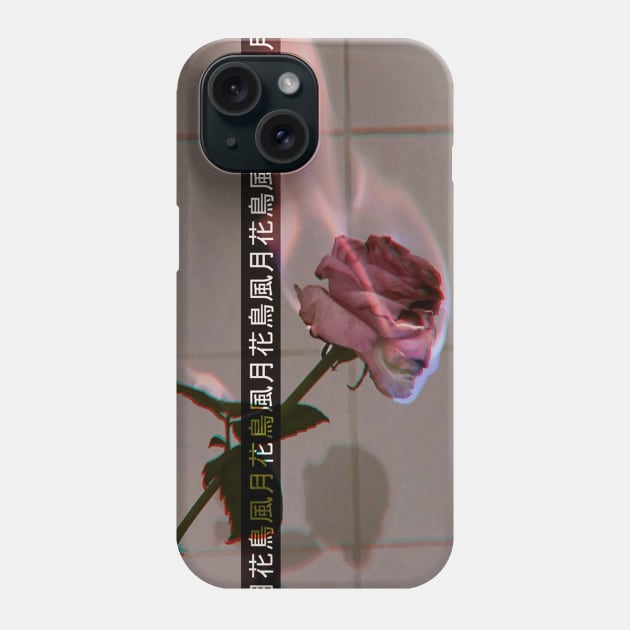 burning rose Phone Case by lr_venus