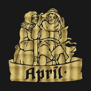 April Gothic (Gold) T-Shirt