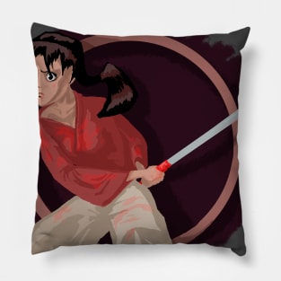 samurai girl anime Pillow