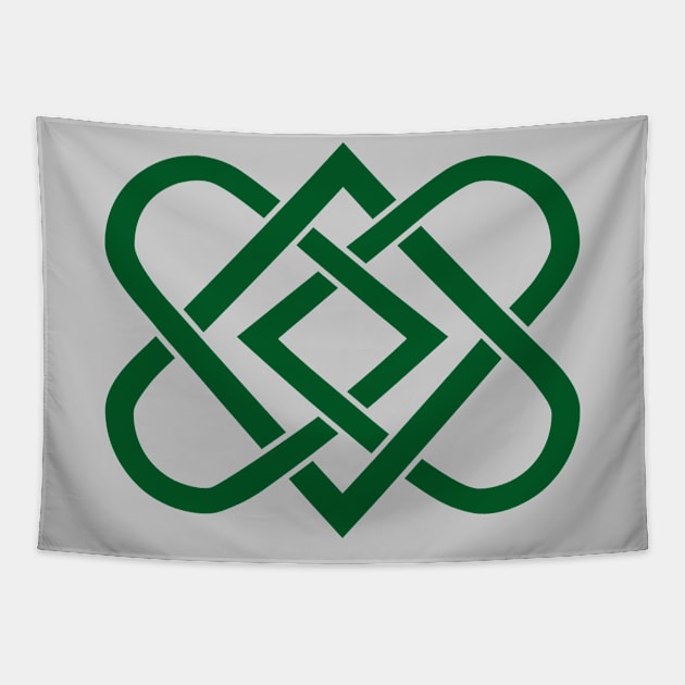 Celtic Knot Heart - St Patricks Tapestry by skauff