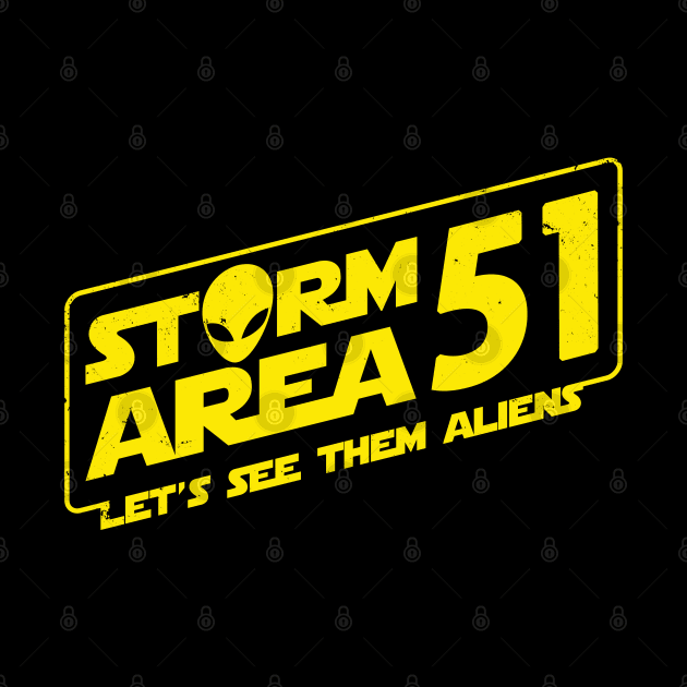 Storm Area 51 Funny Cute Alien Extraterrestrial Conspiracy Theory by BoggsNicolas