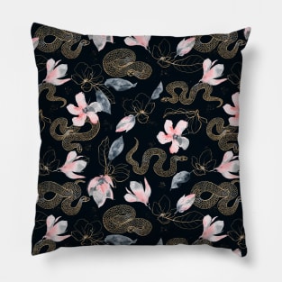 Snake flower pattern Pillow