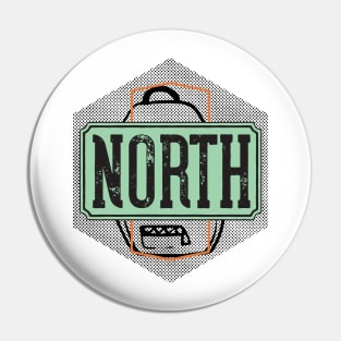 North Outdoors backpack Pin