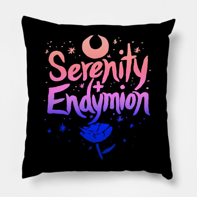 Serenity and Endymion Pillow by hybridgothica