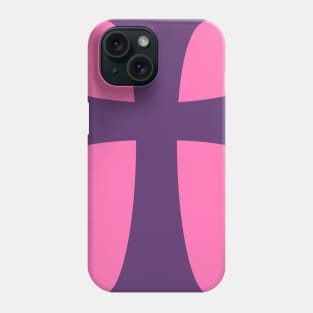 Pink Cross Phone Case