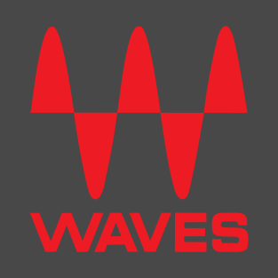 waves logo rojo T-Shirt