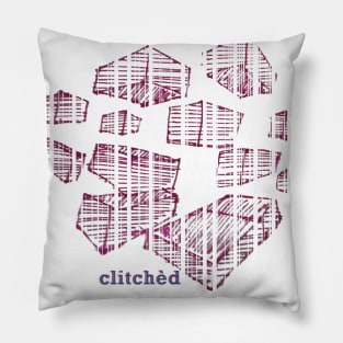 Glitch/Cliche Woke Art lmao Pillow