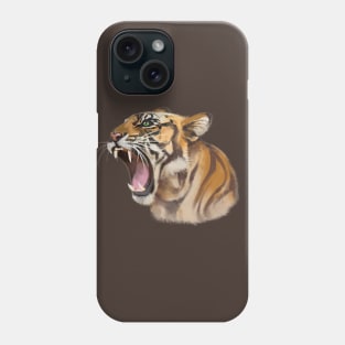 Roaring Tiger Face Phone Case