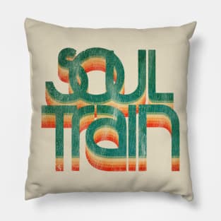 RETRO SOUL TRAIN VINTAGE COLOR Pillow