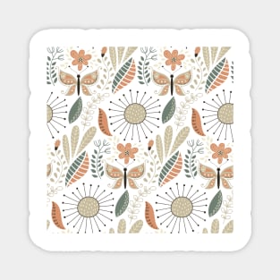 Vintage flower garden Magnet