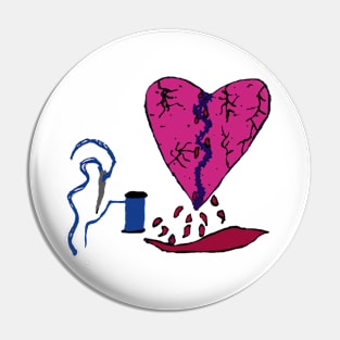 Mended Heart Pin