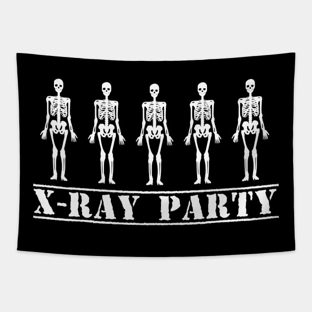 X-Ray Party Tapestry by Spacamaca