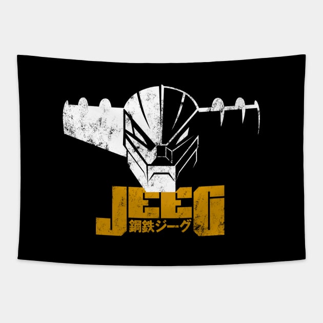 063 Jeeg Head Tapestry by Yexart