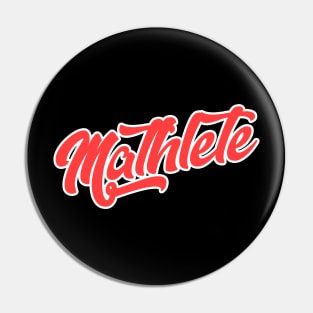 Mathlete Logo Pin