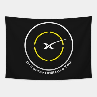 Of Course I Still Love You - SpaceX Landing Droneship Tapestry