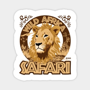 Wild Africa Safari, African lion, Magnet