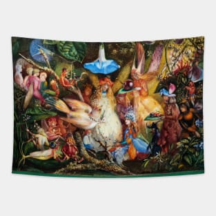 THE FAIRIES FAVOURITE BIRD Enchanted Woods Tapestry