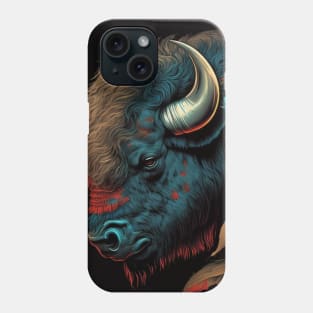 Cute Floral Bison Phone Case