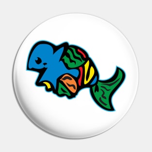 Doodlefish Pin