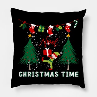 Noel, Christmas Time Pillow