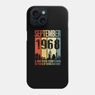 Made In 1963 September 60 Years Of Being Awesome Phone Case