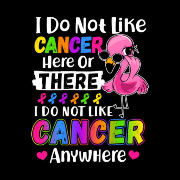 I Don T Like Cancer Here Or There Or Anywhere Gift Breast Cancer Awareness Pin Teepublic