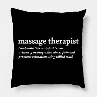 massage therapist Pillow