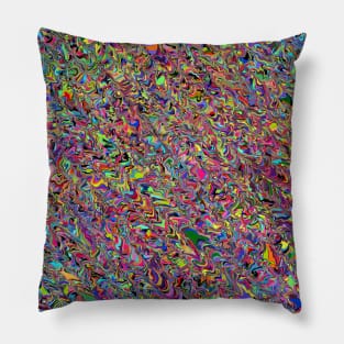 Rainbow paint Pillow