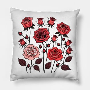 Red Roses Pillow