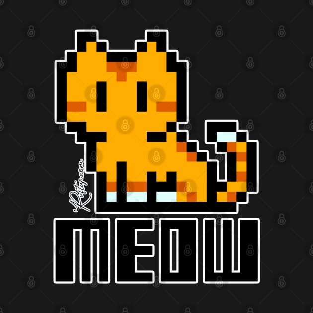 Just Meow saying Hello by RuftupDesigns