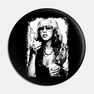 Stevie Nicks 80s 90s Vintage Distressed Pin