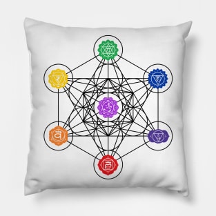 Metatron’s Cube Chakras II Pillow