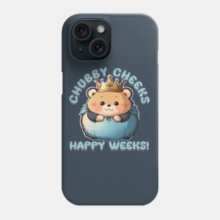 cute fat bear Phone Case