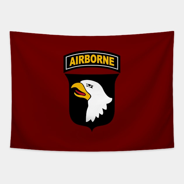 101st Airborne Division Patch Tapestry by TCP