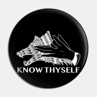 Know Thyself Shadow Pin