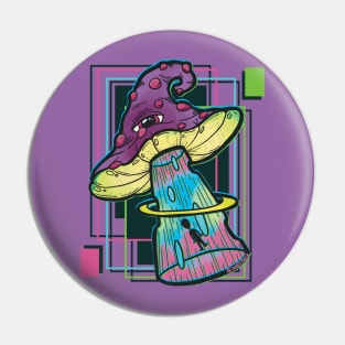 Mushroom Abduction Pin