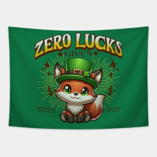 Zero Lucks Given St Patrick's Day Tapestry