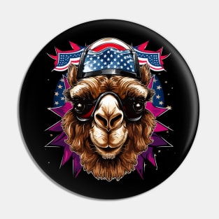 Patriotic Camel Pin