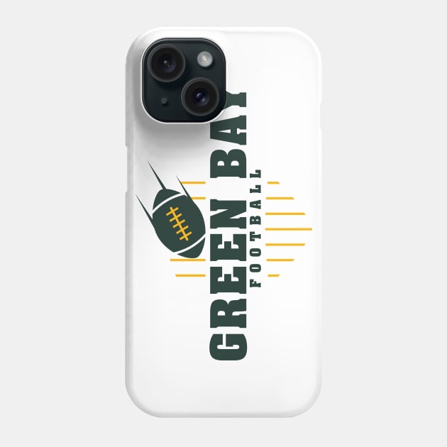 Green Bay Football Team Color Phone Case by Toogoo