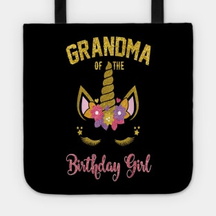 Grandma of the birthday girl Tote