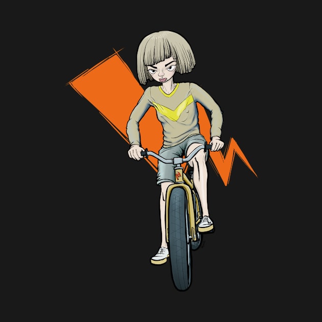 Bike girl by motylanoga
