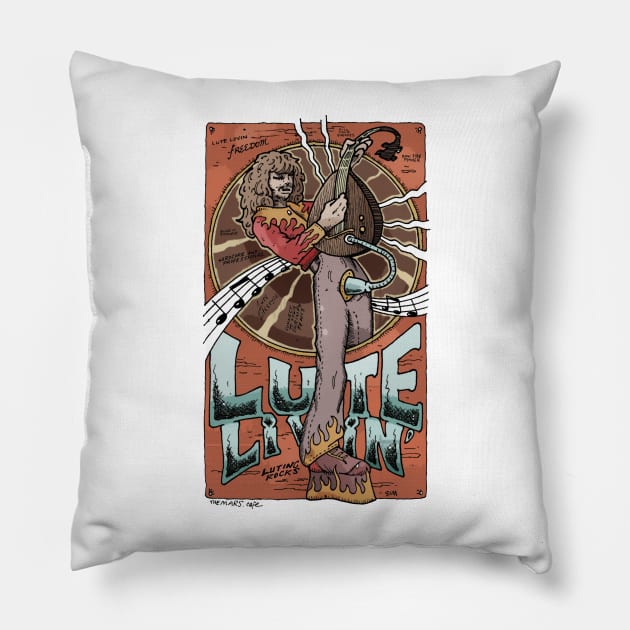 Lute Lifestyle! Pillow by Froobius