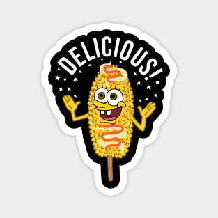 Funny Elote Mexican Street Corn Delicious Magnet