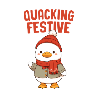 Quacking Festive Christmas Duck T-Shirt