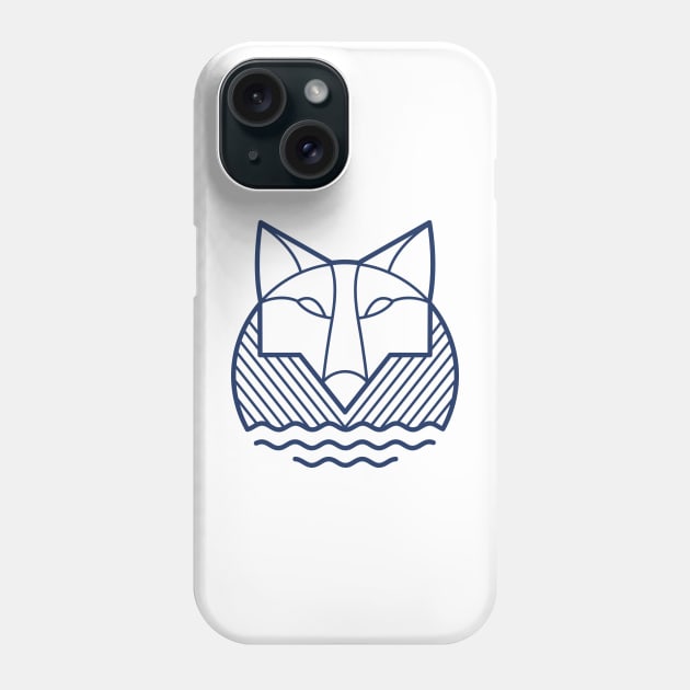 Dingo indigo Phone Case by Léo Alexandre