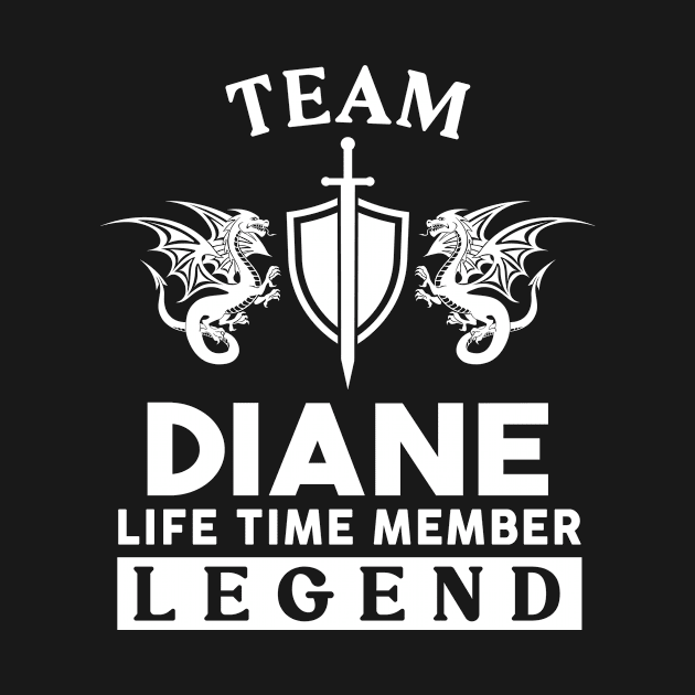 Diane Name T Shirt - Diane Life Time Member Legend Gift Item Tee by unendurableslemp118