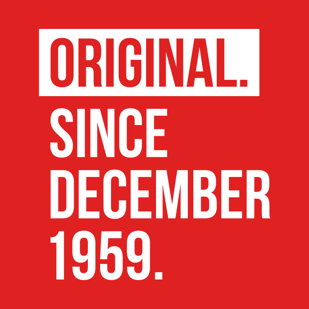 1959 December 58 years old birthday by hoopoe