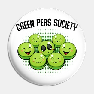 Vegan Peas Pin