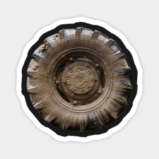 Got Bogged  Mud Tyer by South Australian artist Avril Thomas Magnet